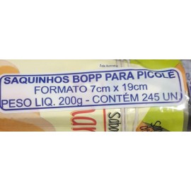 SACO P/ PICOLE CHOC BRANCO 7X19 C/245UN